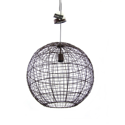 Lampa wisząca metalowa Kula LOFT 45cm